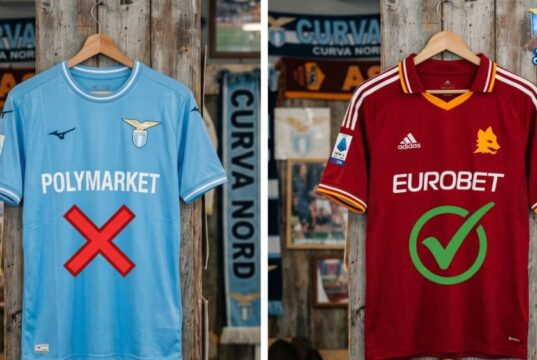 Lazio-Polymarket, polemica politica: due pesi e due misure? Scoppia la polemica sull’accordo Lazio-Polymarket: critiche politiche e confronto con altri sponsor in Serie A.