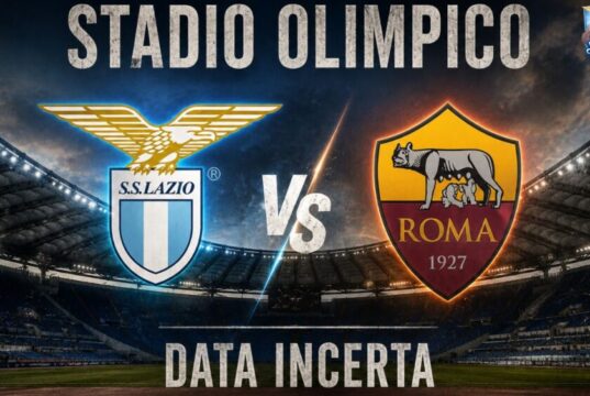 Derby Roma-Lazio, caos calendario: martedì la decisione ufficiale sulla data Roma-Lazio può cambiare data per motivi di sicurezza legati agli Internazionali d’Italia e alla finale di Jannik Sinner. Ecco tutte le ipotesi sul tavolo.