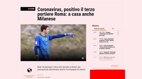 Giocatore della Roma a Genova positivo e convocato. Dov’è tutto sto casino?