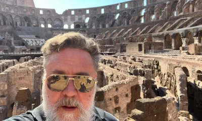 Russell Crowe, Festival di Sanremo, Lazio, Stadio Olimpico, Il Gladiatore, passione calcio