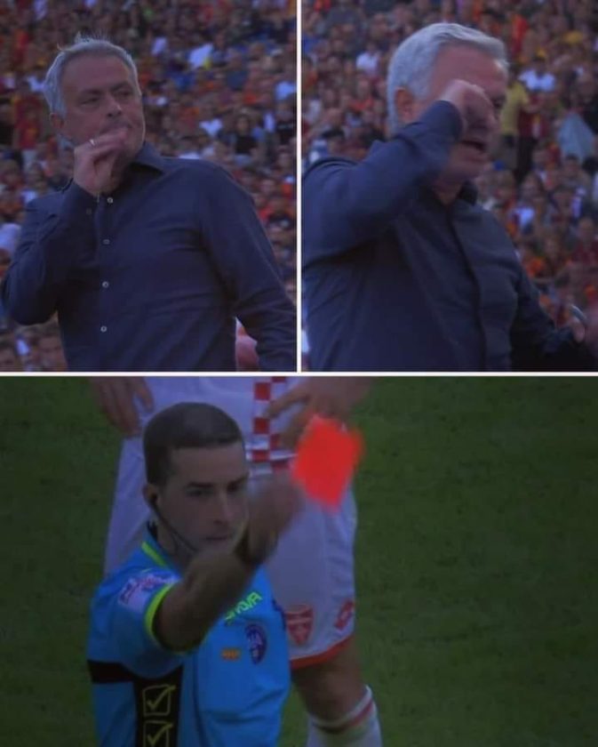 espulsione mourinho