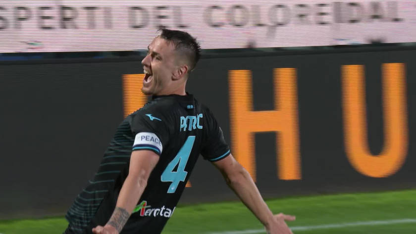 Patric in azione con la maglia della Lazio