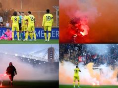 Genoa – Lazio: fumogeno dagli spalti colpisce Mandas, partita sospesa per qualche minuto Genoa - Lazio: fumogeno dagli spalti colpisce Mandas, partita sospesa per qualche minuto