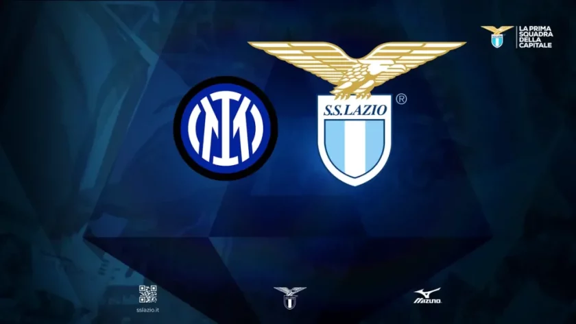 Grafica che simboleggia la chiusura del settore ospiti e il divieto di acquisto biglietti per i residenti nel Lazio per la partita di Serie A Inter-Lazio.