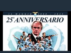 Lazio: “Indimenticabili”, evento per 25° Scudetto 2000 in diretta gratuita su più canali Grafica che celebra il 25° anniversario dello Scudetto della Lazio del 2000 e l'evento "Indimenticabili" in diretta gratuita.