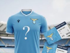 Lazio, Canigiani svela i piani: “Abbonamenti entro giugno, maglie a luglio”. E sullo sponsor… Fotomontaggio con i tre temi chiave del marketing Lazio: le nuove tessere per gli abbonamenti, un dettaglio della nuova maglia e la ricerca di uno sponsor.