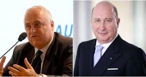 LAZIO: Lotito Incontra Michele Puller, l’Architetto del “Modello Borussia Dortmund”. Un Segnale per il Futuro? Un ritratto di Michele Puller con uno sfondo che richiami il logo del Borussia Dortmund o il calcio internazionale.