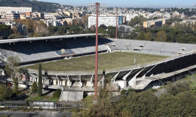 Lo Stadio Flaminio di Roma, al centro del progetto per diventare la nuova casa della Lazio voluto da Claudio Lotito.