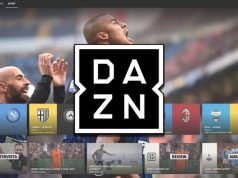 DAZN dà la caccia agli utenti del “pezzotto”: 500 € per chiudere Logo DAZN sovrapposto a schermata di streaming: simbolo della lotta contro la pirateria online.