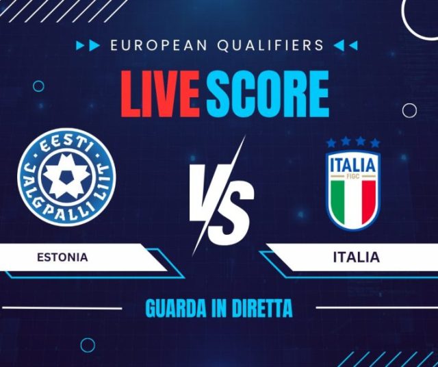 Segui Estonia–Italia in diretta: cronaca live dalle 20:30, aggiornamenti, formazioni e gol in tempo reale.