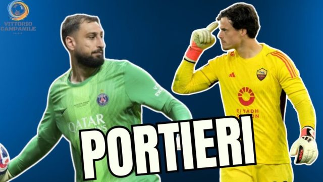 Portiere in azione tra i pali durante una partita di Serie A, simbolo dell’evoluzione del ruolo.