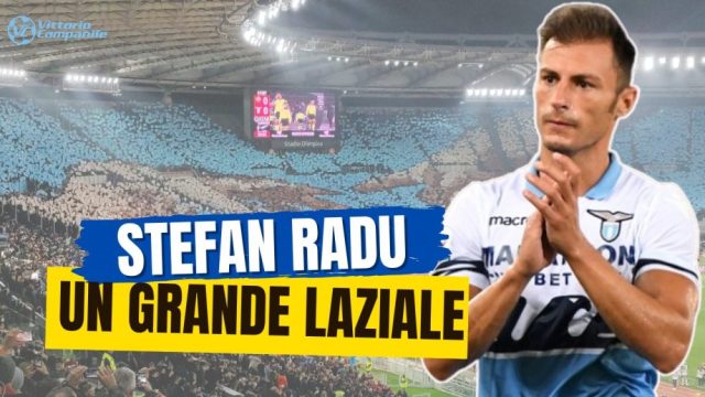 Stefan Radu con la fascia da capitano durante una partita all’Olimpico, simbolo di fedeltà alla Lazio. Stefan Radu con la fascia da capitano durante una partita all’Olimpico, simbolo di fedeltà alla Lazio.