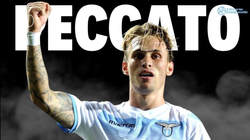 Cristiano Lombardi con la maglia della Lazio, autore di un gol all’esordio e ritiratosi a soli 29 anni