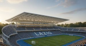 Flaminio, fondi esteri e il futuro della Lazio: scenari tra sogni e realtà Rendering dello Stadio Flaminio ristrutturato, possibile nuova casa della Lazio