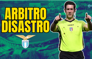 Lazio–Lecce, arbitri disastrosi: due errori gravi Arbitro Arena durante Lazio–Lecce, espressione incerta, simbolo delle controversie arbitrali della partita.