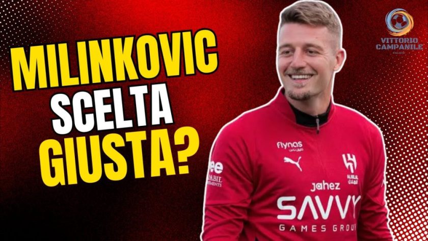 Sergej Milinković-Savić con la maglia dell’Al Hilal durante una partita del campionato saudita