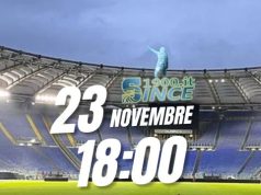 📺 Lazio-Lecce: Orario, Dove Vederla in TV e Streaming e Probabili Formazioni Grafica del giorno di Serie A che mostra il logo della Lazio e del Lecce, con l'orario 18:00 e il logo DAZN sullo sfondo dello Stadio Olimpico.