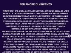 🚨 Scontro Totale Lazio-Curva Nord: “Ricatto Vile sul Nome di Paparelli”. Il Comunicato Ufficiale na foto ad alto impatto di tifosi della Lazio uniti fuori dallo stadio a Ponte Milvio, in protesta, con un grande striscione che non possono esporre. curva nord paparelli
