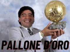 Perché Diego Armando Maradona non vinse mai il Pallone d’Oro Diego Armando Maradona con la maglia del Napoli, il genio argentino che nonostante i trionfi non vinse mai il Pallone d’Oro.