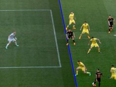 Fuorigioco, la rivoluzione possibile: l’idea FIFA che divide il calcio Schema del fuorigioco con confronto tra regola attuale e proposta FIFA con attaccante completamente oltre il difensore