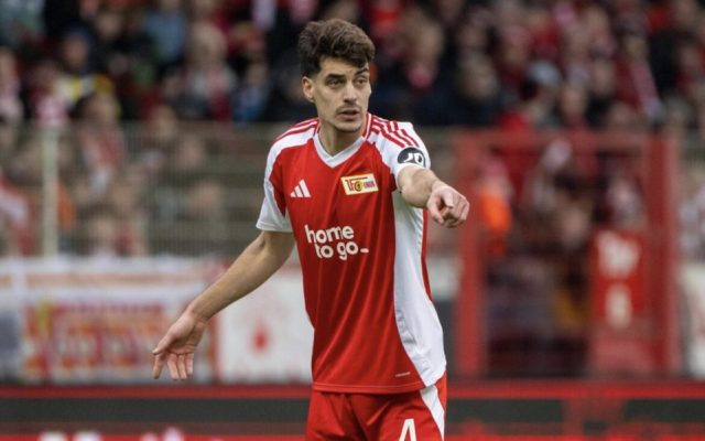 Diogo Leite nuovo difensore della Lazio in azione con l'Union Berlino