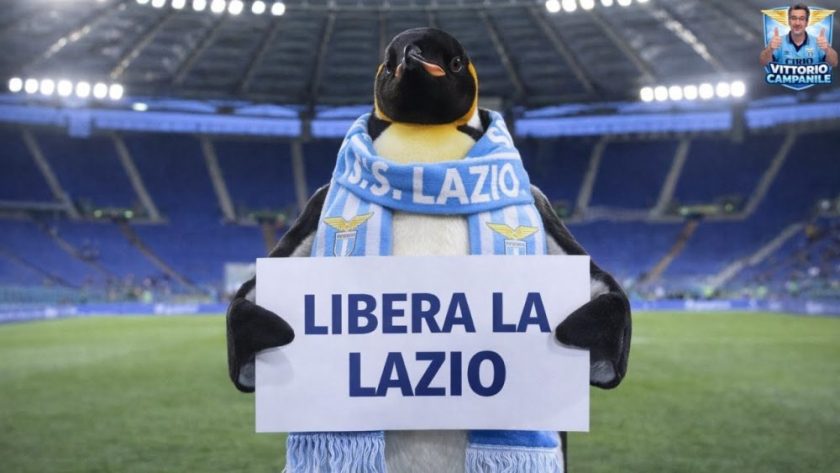 Spalti vuoti dello Stadio Olimpico durante la contestazione Lazio Genoa 2026