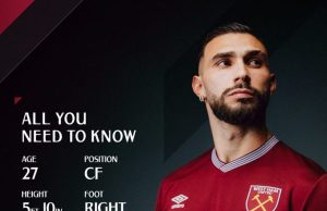 🚨 UFFICIALE: Castellanos al West Ham! Addio da 30 milioni: il comunicato Valentin Castellanos saluta i tifosi della Lazio, grafica ufficiale West Ham sullo sfondo.