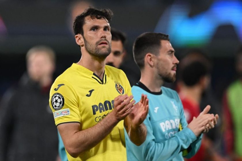 Alfonso Pedraza in azione con la maglia del Villarreal durante una partita di Liga