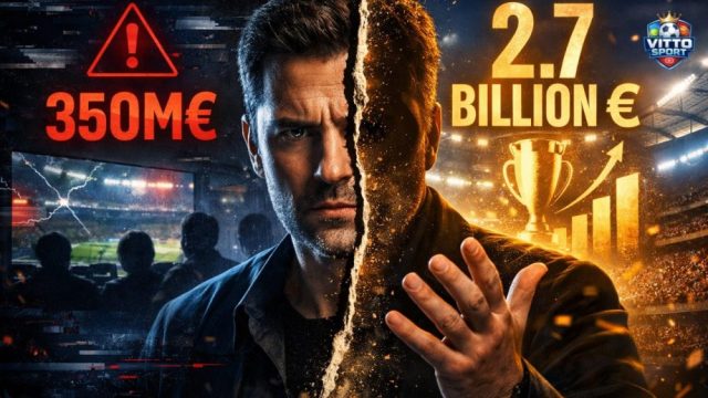 Illustrazione concettuale che mostra il logo della Serie A diviso tra uno schermo digitale protetto e un'ombra che rappresenta la pirateria su sfondo finanziario.