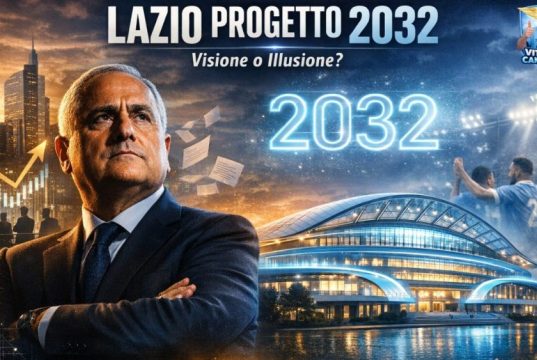 Lazio 2032: “Il Sogno Responsabile” – La strategia del Club oltre il Flaminio "Lazio 2032 - Il Sogno Responsabile" non è uno slogan, ma il titolo di una conferenza programmatica che si terrà prossimamente