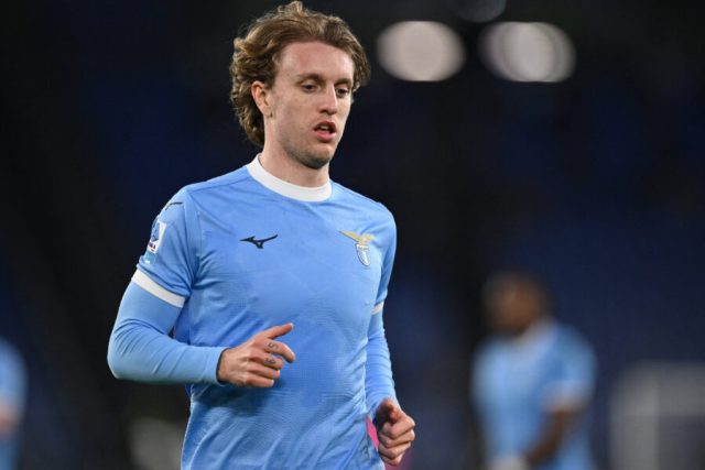 CALCIO - Serie A - SS Lazio vs Atalanta BC Infortunio Rovella: il centrocampista a terra dolorante durante il match.