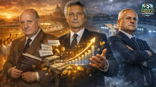 : Analisi del cambio di rotta della Lazio: dal mecenatismo di Lenzini e Cragnotti all'aziendalismo di Lotito. Chi ha dato e chi ha ricevuto dal club?