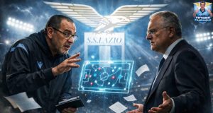 Il messaggio di Sarri a Lotito Sarri sfida Lotito: "Lazio non degna della sua storia"