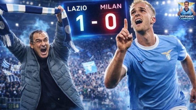 Lazio-Milan 1-0: il capolavoro di Sarri e il muro di Gila