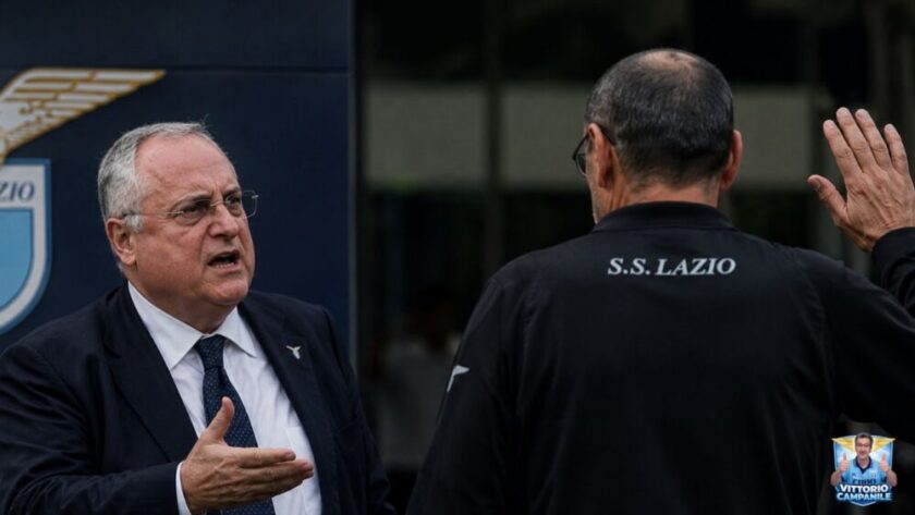 Sarri Lotito Lazio