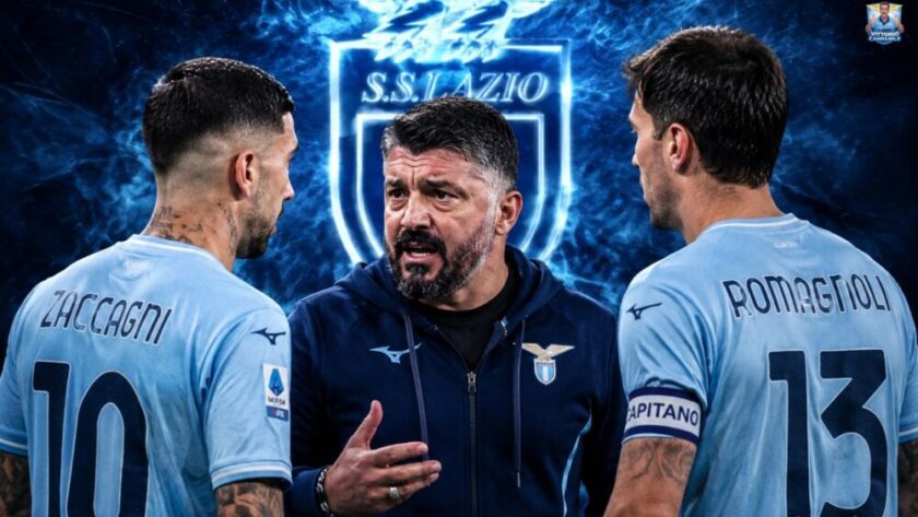 Un momento di gioco durante l'amichevole tra Lazio e Avellino a Formello