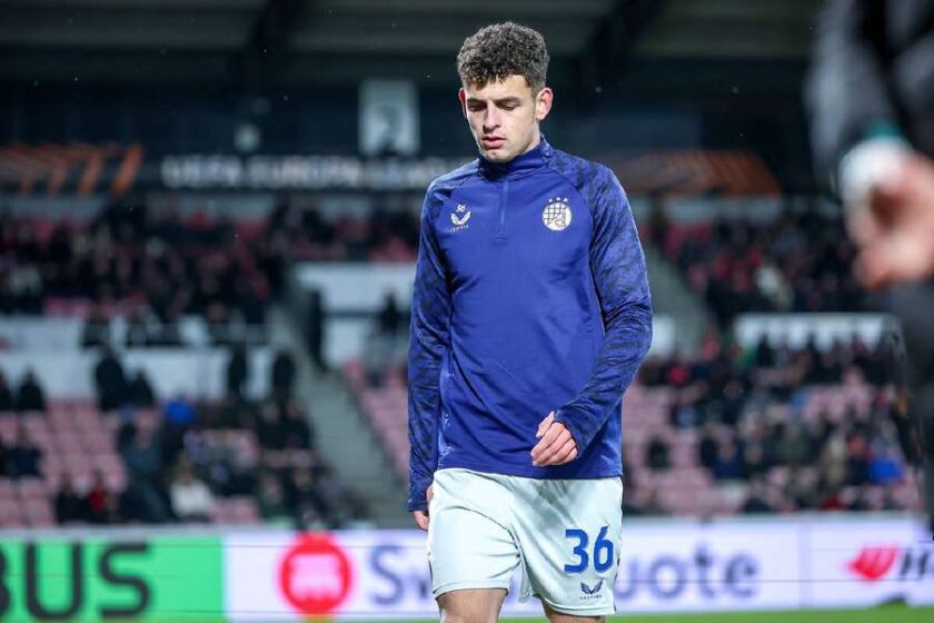 Sergi Dominguez in azione con la maglia della Dinamo Zagabria