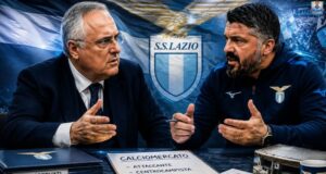 Calciomercato Lazio: l’era Gattuso tra cessioni e rinforzi Gennaro Gattuso in tenuta di allenamento dà indicazioni tattiche