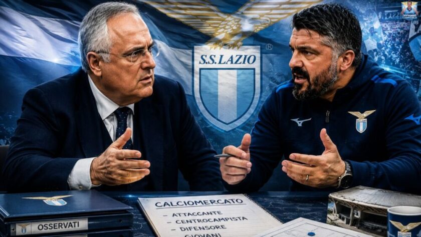 Gennaro Gattuso con espressione perplessa in panchina