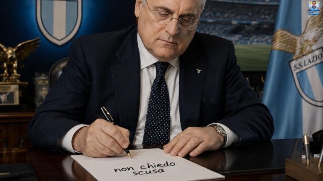 Nella lunga lettera ai tifosi Claudio Lotito parla di futuro, sostenibilità e Flaminio. Ma quante volte chiede davvero scusa? Ecco la risposta. Nella lunga lettera ai tifosi Claudio Lotito parla di futuro, sostenibilità e Flaminio. Ma quante volte chiede davvero scusa? Ecco la risposta.