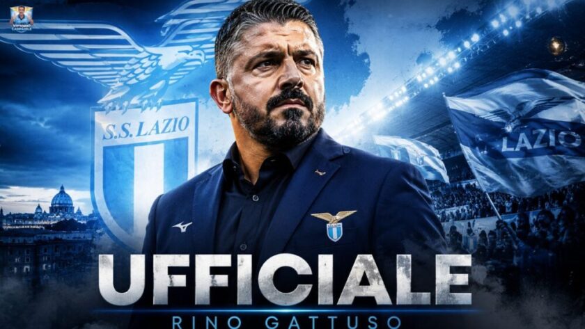 La Lazio ha ufficializzato Gennaro Gattuso come nuovo allenatore della Prima Squadra. Ecco il comunicato del club e le prime sfide del tecnico biancoceleste.