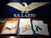 Lotito e Irriducibili: server distrutto e giallo minacce Dettaglio di un fascicolo processuale e lo stemma della Lazio