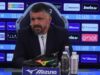 Lazio, Gattuso in conferenza stampa: «Nessuna lite con Lotito. Romagnoli e Frattesi uomini veri» Gennaro Gattuso allenatore della SS Lazio parla in sala stampa dopo la vittoria contro il Bologna