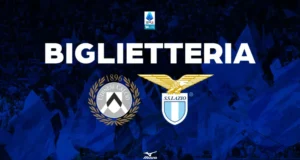 Udinese-Lazio, info biglietti per il Settore Ospiti: prezzi, canali Ticketone e orari di vendita Tifosi della SS Lazio nel settore ospiti dello stadio durante una gara in trasferta