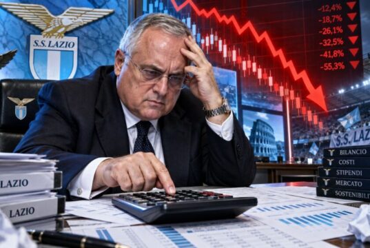 Lazio, il bilancio indica la strada: cessioni, giovani ed Europa per raggiungere l’equilibrio dei conti Il bilancio Lazio al 30 giugno 2026: perdita di 10 milioni, ricavi in calo, indebitamento finanziario netto a 126,4 milioni e patrimonio positivo grazie alla rivalutazione di Formello.