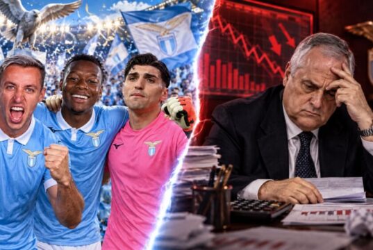 Lazio, la fotografia perfetta: la squadra vola, i conti preoccupano. Ecco perché la protesta non riguarda Gattuso La Lazio di Gattuso vola in classifica, ma il bilancio mostra ricavi in calo e debiti finanziari a 126,4 milioni. Ecco perché la protesta dei tifosi va oltre i risultati.