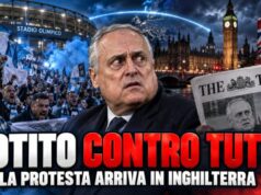 Lazio, la protesta arriva sul Times: «Olimpico spettrale». In Inghilterra il caso Lotito diventa anche politico Il Times dedica un lungo articolo alla protesta dei tifosi Lazio contro Lotito: Olimpico vuoto, trasferte sold out e anche possibili riflessi politici.