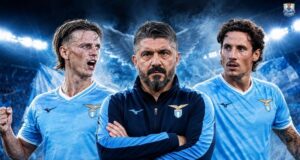 Lazio-Udinese, le pagelle: Frattesi e Nuno Tavares trascinano, Gattuso la vince con i cambi Gennaro Gattuso allenatore della SS Lazio durante le dichiarazioni al media day