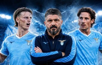 Lazio, Gattuso a cuore aperto: «Il vuoto dell’Olimpico pesa, senza tifosi è un altro sport» Gennaro Gattuso allenatore della SS Lazio durante le dichiarazioni al media day