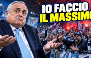 Lotito sulla protesta dei tifosi: «Io ci metto tutto l’impegno. Mica posso inchiodare la gente sulle sedie» Lotito commenta la protesta dei tifosi: «Io ci metto tutto l’impegno. Mica posso inchiodare la gente sulle sedie. Nella vita contano i risultati».